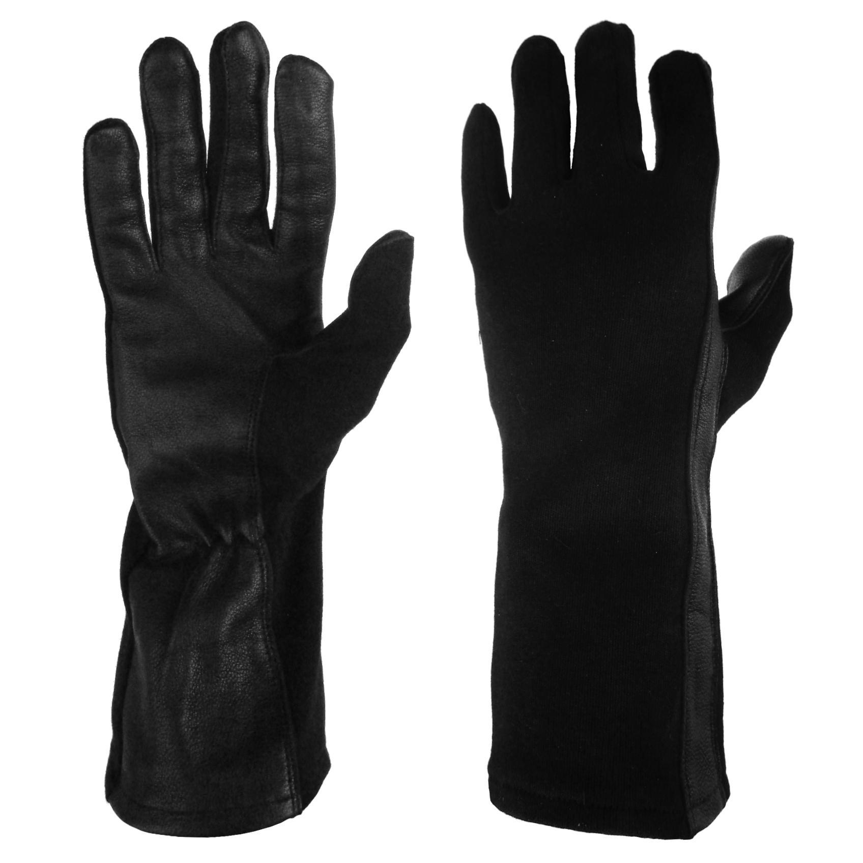Nomex Pilot Gloves colour Black